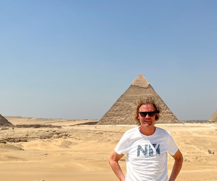 Pyramiderne i Giza, Egypten, Maj 2022.
